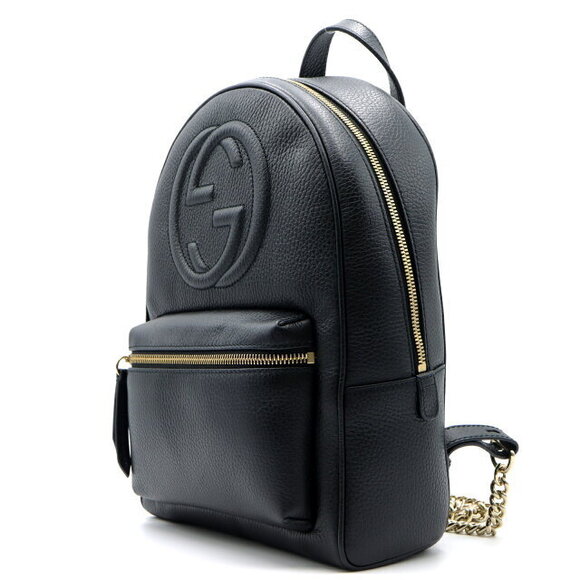 Gucci leather backpack black - Picture 3 of 9